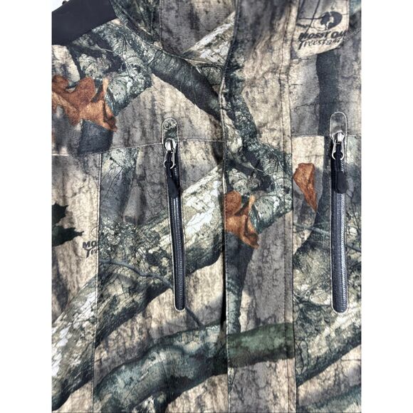 L.L Bean Mens Mossy Oak Camouflage Hunting jacket with removable soft shell flee - Picture 5 of 16